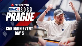 EPT Prague 2023 €5K Main Event  Day 5 Livestream ♠️ PokerStars [upl. by Aneehsak156]