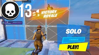 Renegade Raider 13 Elimination Solo Gameplay Win NEW Fortnite Chapter 5 PS5 Controller [upl. by Inol48]