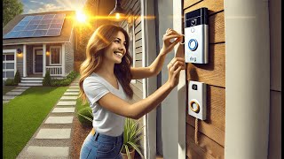 ☀️ QIBOX Solar Charger Compatible with Ring Video Doorbell  Best Ring 2 Solar Charger for Doorbell [upl. by Madison]