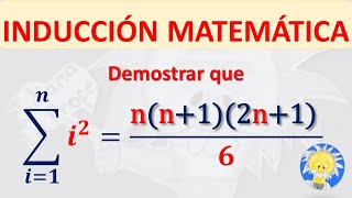 📌 DEMOSTRAR SUMATORIA por Principio de INDUCCIÓN MATEMÁTICA  Σi 2 nn12n16  Juliana [upl. by Eycal]