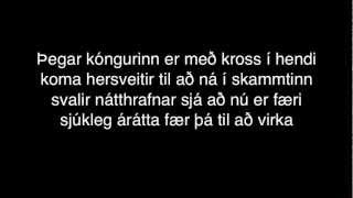 Ásgeir Trausti  Leyndarmál LYRICS [upl. by Ayotnom]