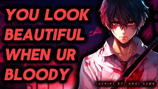 “Blood looks good on you” Your YANDERE Boyfriend ties you up M4F Yandere Possessive [upl. by Leno]