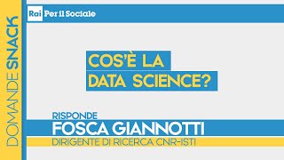 Cos’è la Data Science [upl. by Onitsirc]