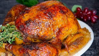 The BEST Thanksgiving Turkey Recipe  How To Make Juicy Tender Turkey With Crispy Skin [upl. by Notsa956]