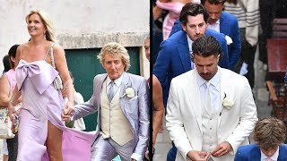 Rod Stewart Penny Lancaster and Rachel Hunter Celebrate Son Liams Beautiful Croatian Wedding [upl. by Aikehs]