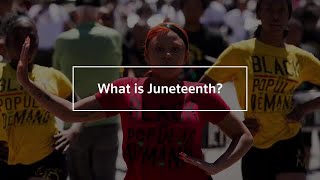 What is Juneteenth Americas newest federal holiday  REUTERS [upl. by Benjamin]