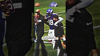 Justin Jefferson Injury VS 49ers💔😥nfl shorts [upl. by Idnew]