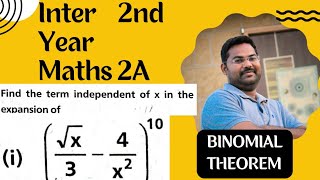 Binomial theoremmaths naresh eclass [upl. by Mulac]