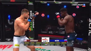 Jakob Nedoh vs Impa Kasanganay  FULL FIGHT  PFL 5  2024 [upl. by Yrocaj]