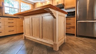 Making a Modern Kitchen Island  Full Build Video [upl. by Nevanod]