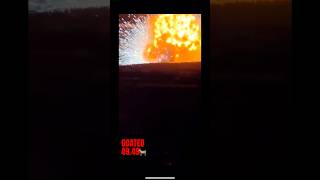 shorts AMO DEPOT EXPLODES IN TIHORETSK RUSSIA… [upl. by Oshinski440]