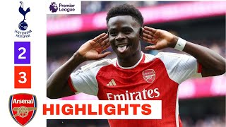 Tottenham vs Arsenal HIGHLIGHTS 23 Havertz Romero Son amp Saka Goal [upl. by Errecart195]