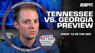 Will Georgia keep their CFP hopes alive vs Tennessee  Always College Football [upl. by Sidoma521]