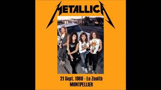 Metallica  September 21 1988  Le Zénith  Montpellier FRA [upl. by Akired710]