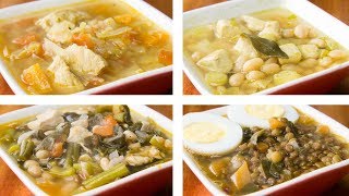 4 Healthy Soup Recipes For Weight Loss  Easy Soup Recipes [upl. by Drape]