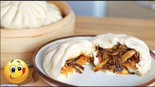 GIANT VEGETABLE BUNS 😊BAO ZI  VEGAN [upl. by Melodie]