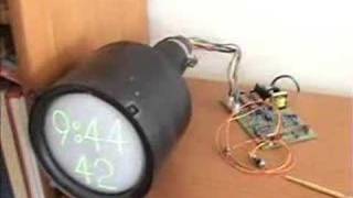 Cathode Corner Scope Clock [upl. by Brecher]