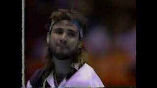 1991 Tennis Michael Chang Andre Agassi [upl. by Reiss]