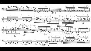 György Ligeti Sonata for Solo Cello w score [upl. by Godwin]