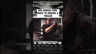 90s SCREAM fans react to SCREAM 3 trailer premiere ghostface screammovie scream screamfilms [upl. by Nerrag514]