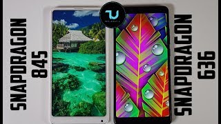 Snapdragon 845 vs 636 Speed test Xiaomi Mi Mix 2s vs Redmi Note 5 Comparison [upl. by Notreve257]