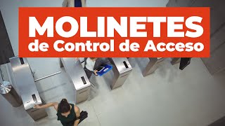 Descubre cómo los molinetes de control de acceso peatonal transforman la seguridad de tu empresa🚀🔒 [upl. by Ahsiyt]