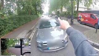 Mercedes road rage driver nudges Mikey then gets instant carma from the police [upl. by Ungley]