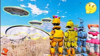 ANIMATRONICS DISCOVER UFOs amp ALIENS GTA 5 Mods FNAF RedHatter [upl. by Susie]