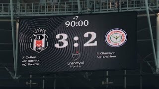 Beşiktaş 32 Çaykur Rizespor maç yorumu [upl. by Townie]