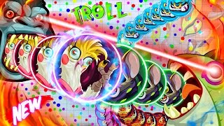 Agario INCREDIBLE DOUBLE SPLIT quotEAT MEquot TROLLING  GAMEPLAY WITH RAGAPW MINIONS [upl. by Iharas]