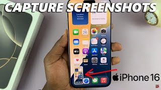 How To Take Screenshots On iPhone 16  16 Pro [upl. by Lyret125]