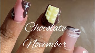 🍫 Chocolate November  Nails [upl. by Guimond148]