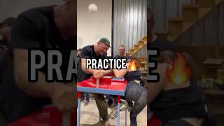 patrinabrooks VS Devon Larratt practice🚨devonlarratt armwrestling training [upl. by Gavrah627]