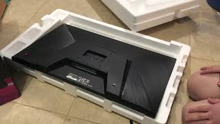 UNBOXING MY NEW MSI OPTIX G271 27quot MONITOR [upl. by Ylrae279]