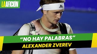 Alexander Zverev ofrece disculpas tras escándalo en Abierto de Acapulco quotno hay palabrasquot [upl. by Droffilc]