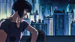 Ghost in the Shell 1995 rooftop drop scene [upl. by Alac]