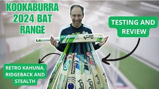 Testing the NEW Kookaburra 2024 Bat Range STEALTH RIDGEBACK PONTINGS KAHUNA amp MORE [upl. by Suoicerpal]