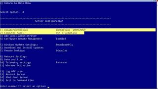 Installing Windows 2016  Configuring SConfig [upl. by Adnauqahs]