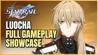 Luocha Gameplay Showcase All Skills Talents Animations  Honkai Star Rail New Characters CBT2 [upl. by Hsara]