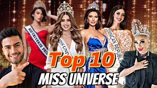 Top 10 Favoritas Miss Universe 2023 primeros 10 días [upl. by Lorrie]