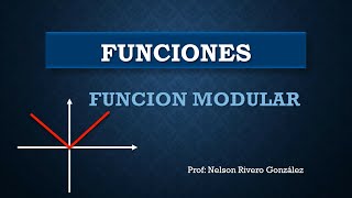 CURSO DE FUNCIONES  FUNCIÓN MODULAR [upl. by Ahrat]