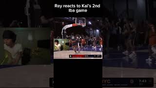 Ray reacts to Kai play basketball ray kaicenant kaicenatstream funny [upl. by Elmajian]