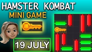 Hamster Kombat  Easy Solve New Mini Game Challenge for KEY  19 JULY [upl. by Benoite]