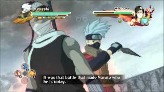 Naruto Storm 3  Boss Battle Kakashi vs Zabuza Reanimation [upl. by Galan]