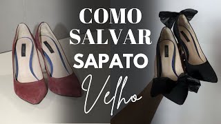 DIY CUSTOMIZAR SAPATO VELHO  TUTORIAL FÁCIL FAÇA VOCÊ MESMA [upl. by Dlareg523]