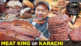 Meat King of Karachi  Smoked Ribs Briskets Gourmet Burgers  Texas BBQ in Pakistan by Smoky Bs [upl. by Weitzman623]