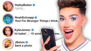 I DMd Celebrities To Pick My Makeup 🌟 ft Hailey Bieber Noah Schnapp Kylie amp more [upl. by Jemy]