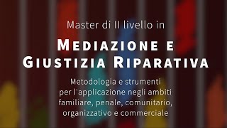 Cosa dicono i corsisti del Master in Mediazione e Giustizia Riparativa [upl. by Ettenaj]