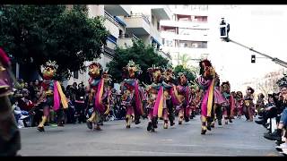 Bailes y ritmos de quotLos Lorolosquot Desfile de Comparsas Badajoz 2020 By SordoJr Photography [upl. by Mamie]