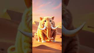 Cat and Elephant cat hybrid animals fusion shorts [upl. by Elamef]